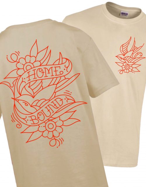 Traditional tattoo t-shirt. Daniel Franco Soho tattoo artist. London