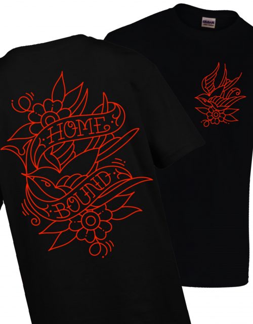 Traditional tattoo t-shirt. Daniel Franco Soho tattoo artist. London